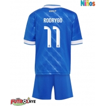 Camiseta Real Madrid Rodrygo Goes #11 Tercera Equipación para niños 2025-26 manga corta (+ pantalones cortos)
